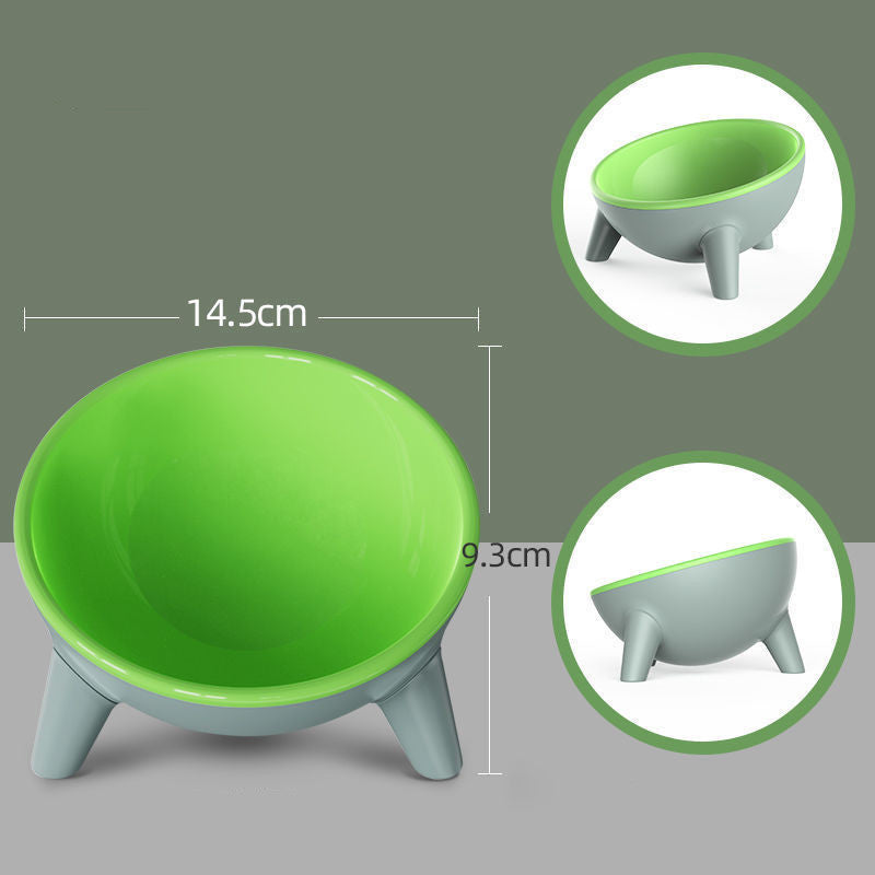 Cat Dog Bowl With Stand Pet Feeding Food Bowls Dogs Bunny Rabbit Nordic Color Feeder Product Supplies Pet Accessories - KuzuSHOP