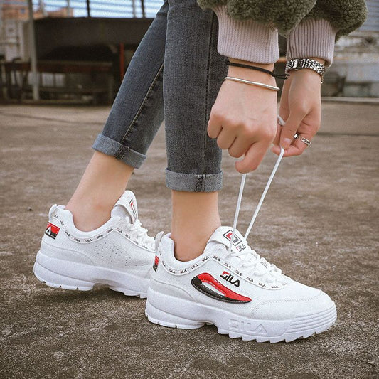 Older Children'S Casual Women'S Shoes 10 Years Old Autumn Korean Version Of The Trend 12 Sports Shoes Girls 16 Junior High School Daddy Shoes - KuzuSHOP