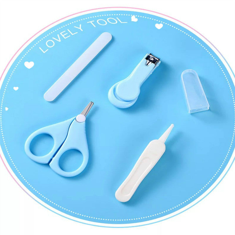 Baby Nail File Combination Set Baby Nail Clipper Four-Piece Set Baby Safety Nail Clipper - KuzuSHOP