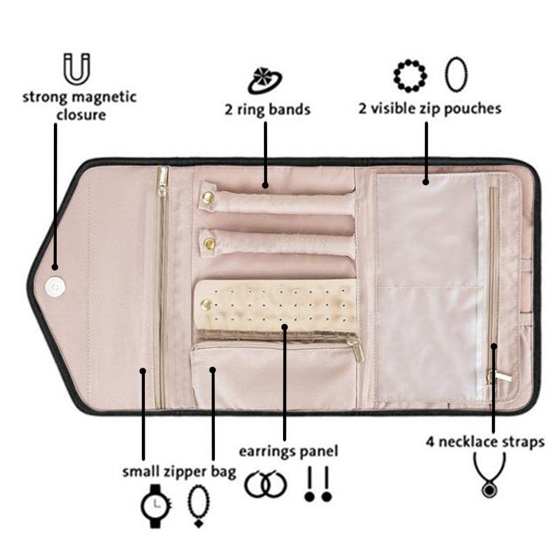 Cosmetic Bag Creative Travel Portable Jewelry Bag Display Bag Storage Bags - KuzuSHOP