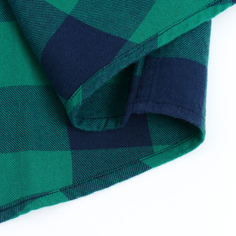 Casual All-match Plaid Long-sleeved Shirt Men - KuzuSHOP