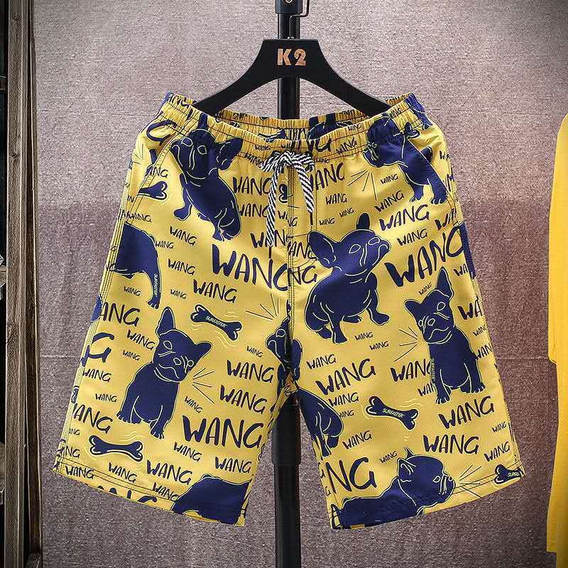 Mens Swim Trunks Quick Dry Swim Shorts with Mesh Lining Funny Swimwear - KuzuSHOP