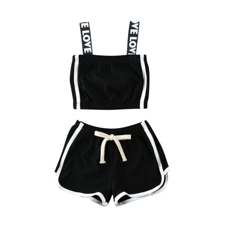 Baby Girl Children's Clothing Shirt Shorts - KuzuSHOP