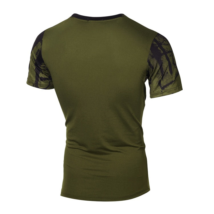 Fashion Men's Camouflage Color Pullover Long Sleeve