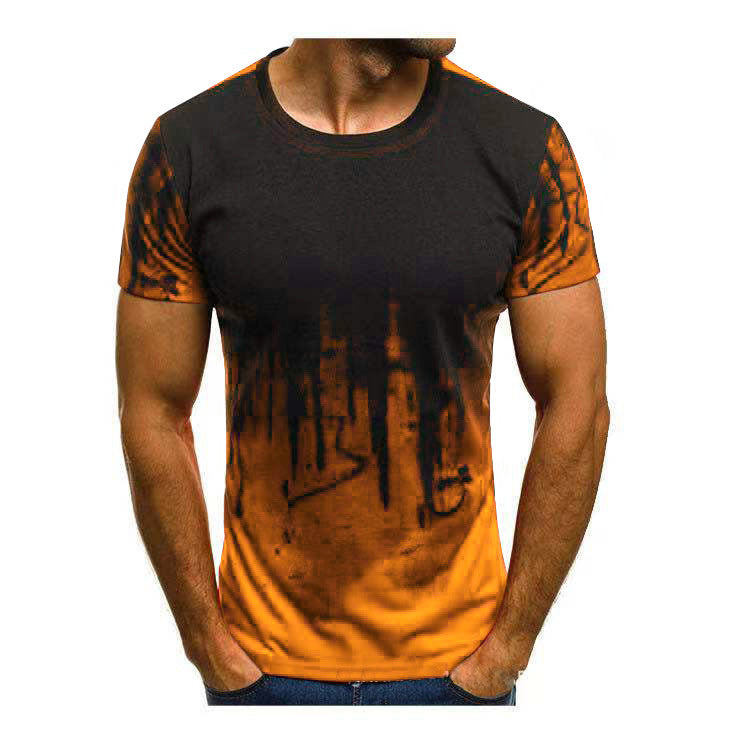 Fashion Men's Camouflage Color Pullover Long Sleeve