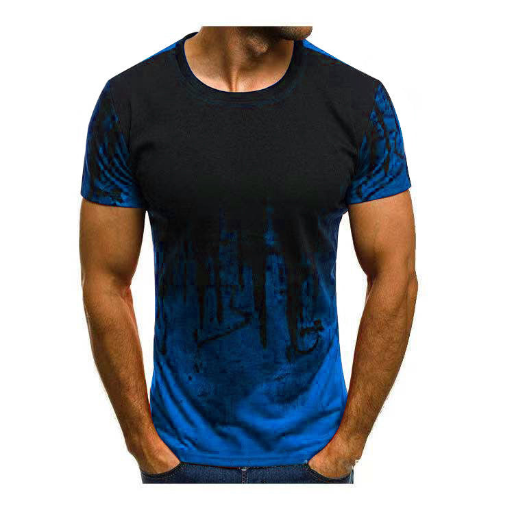 Fashion Men's Camouflage Color Pullover Long Sleeve