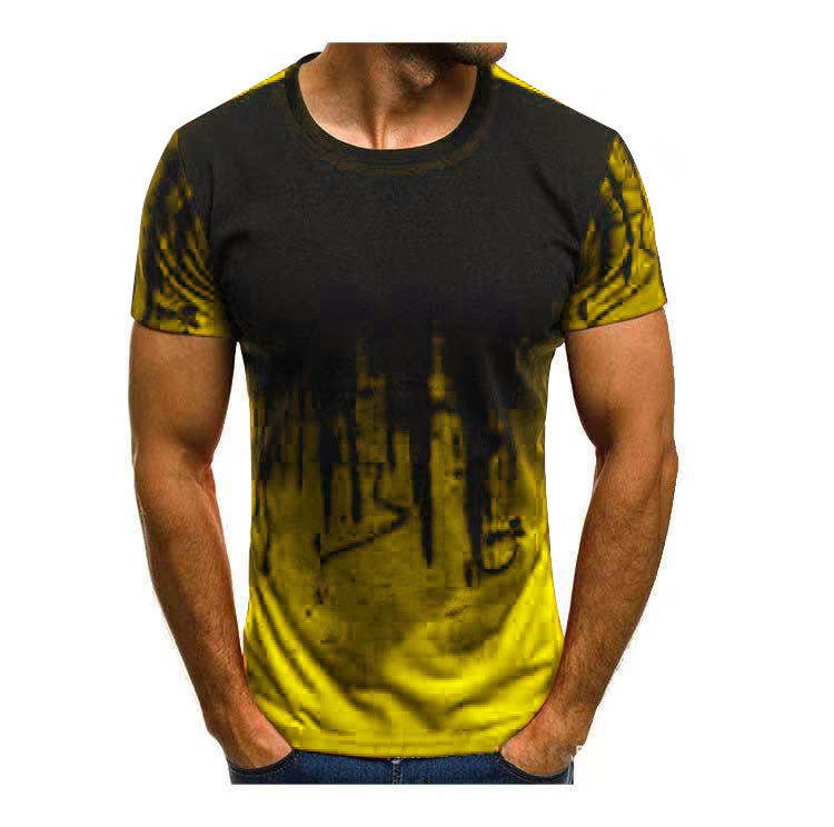 Fashion Men's Camouflage Color Pullover Long Sleeve