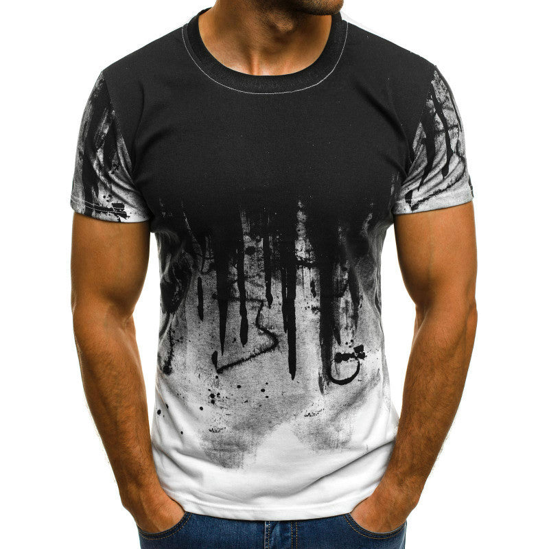 Fashion Men's Camouflage Color Pullover Long Sleeve