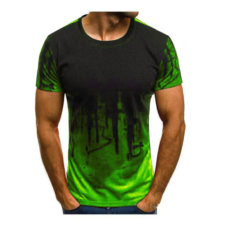 Fashion Men's Camouflage Color Pullover Long Sleeve