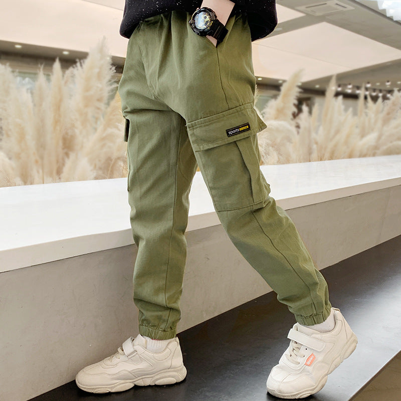 Overalls Summer Thin Casual Pants Boys Loose - KuzuSHOP