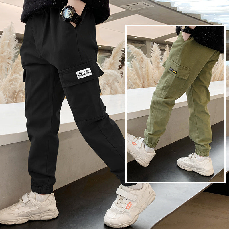 Overalls Summer Thin Casual Pants Boys Loose - KuzuSHOP
