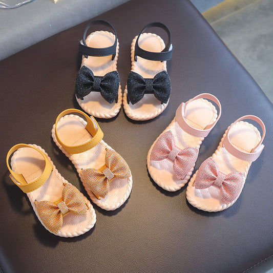 Girls Princess Shoes Baby Beach Open-toed Sandals - KuzuSHOP