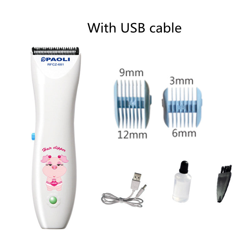 Children's Hair Clippers, Rechargeable Baby Electric Hair Clippers