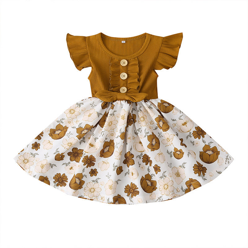 Toddler Kids Baby Girls Clothes Summer Girls Dress - KuzuSHOP
