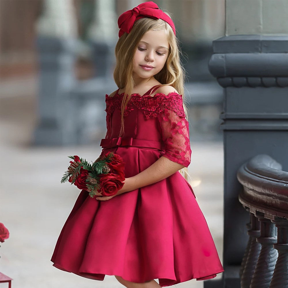 Kids Girls Dress Toddler Tops Skirts Kid Clothes Children - KuzuSHOP