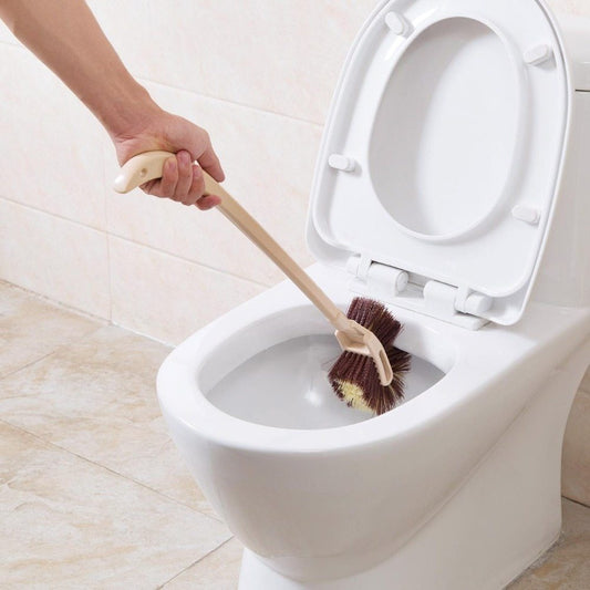 Imitation Wood Long Handle Toilet Brush - KuzuSHOP