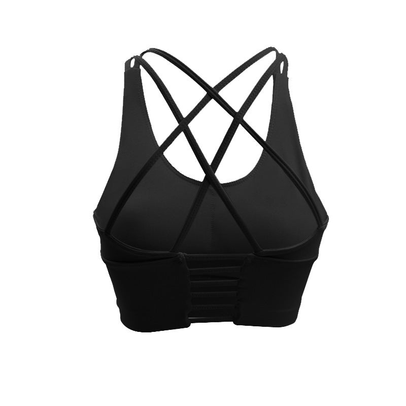 Yoga vest-style fitness bra - KuzuSHOP