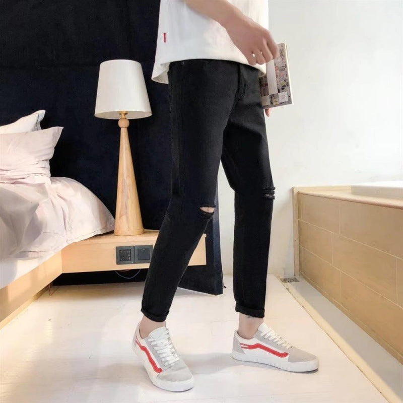 Stretch slim fit pants - KuzuSHOP