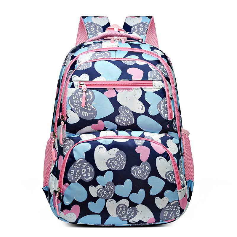 Student Schoolbag Children's Portable Burden Alleviation Large Capacity Backpack - KuzuSHOP