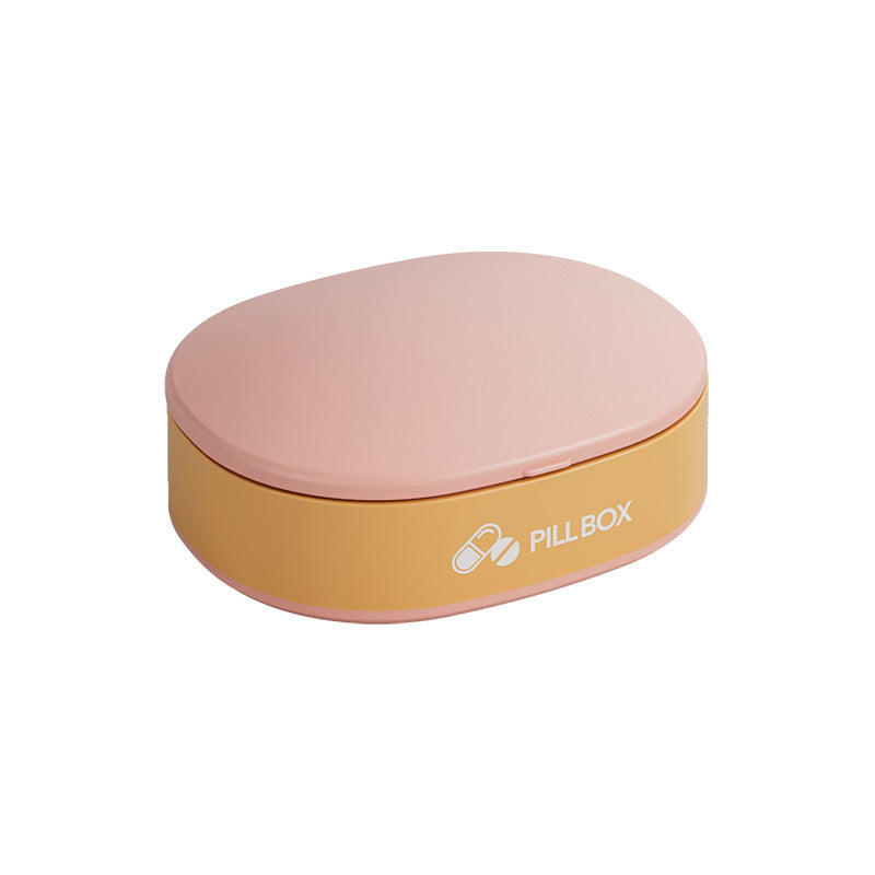 Pill Case Portable Small Weekly Travel Pill Organizer Portable Pocket Pill Box Pill Case For Tablets 6 Gird Medicine Pill's Organizer Drug Capsule Plastic Storage Box Divider Weekly Travel Pill Cutter - KuzuSHOP