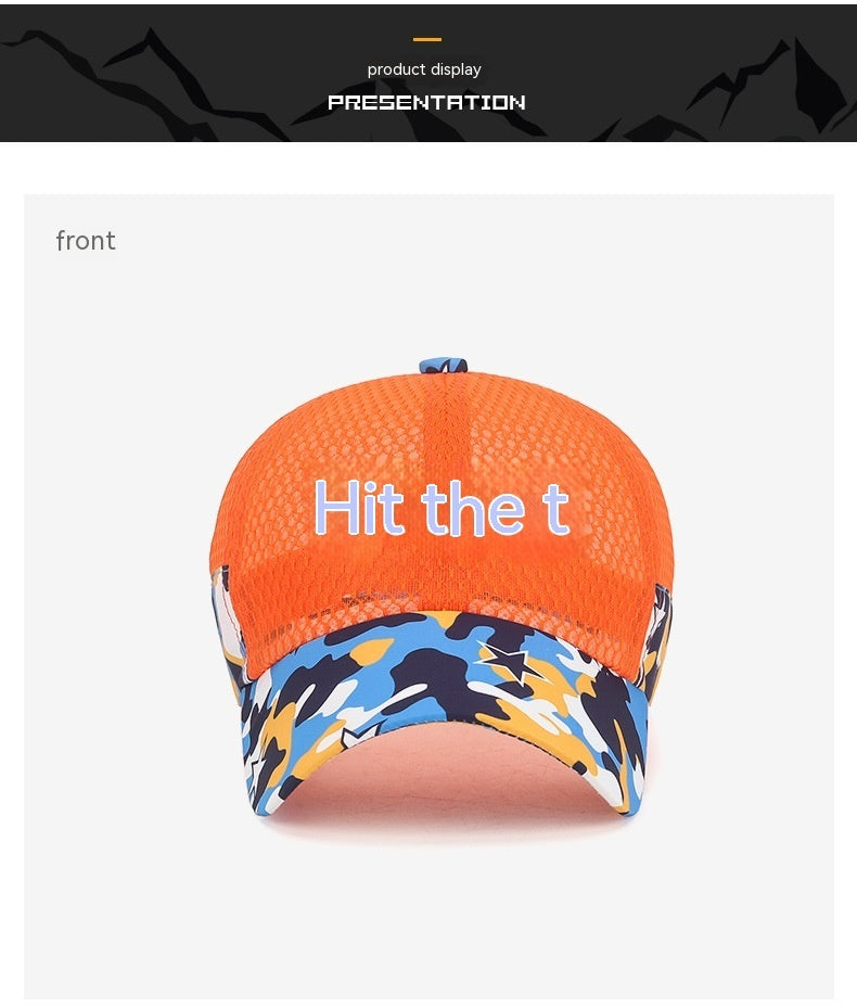Children's Travel Sun-proof Mesh Child Student Breathable Baseball Cap Sun Hat