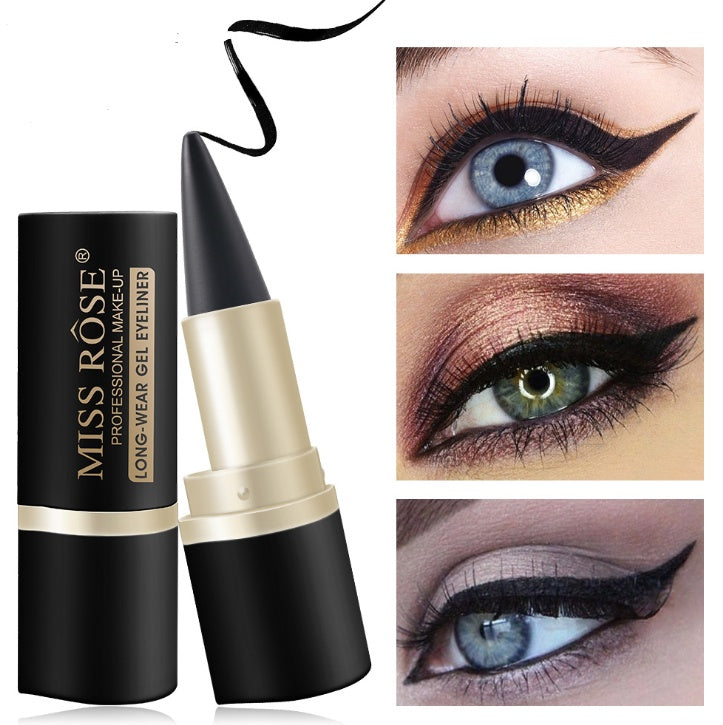 Waterproof Black Eyeliner Liquid Eye Liner Pen Pencil Gel Beauty Makeup Cosmetic Eyelashes Waterproof Eye Liner Makeup Tool - KuzuSHOP