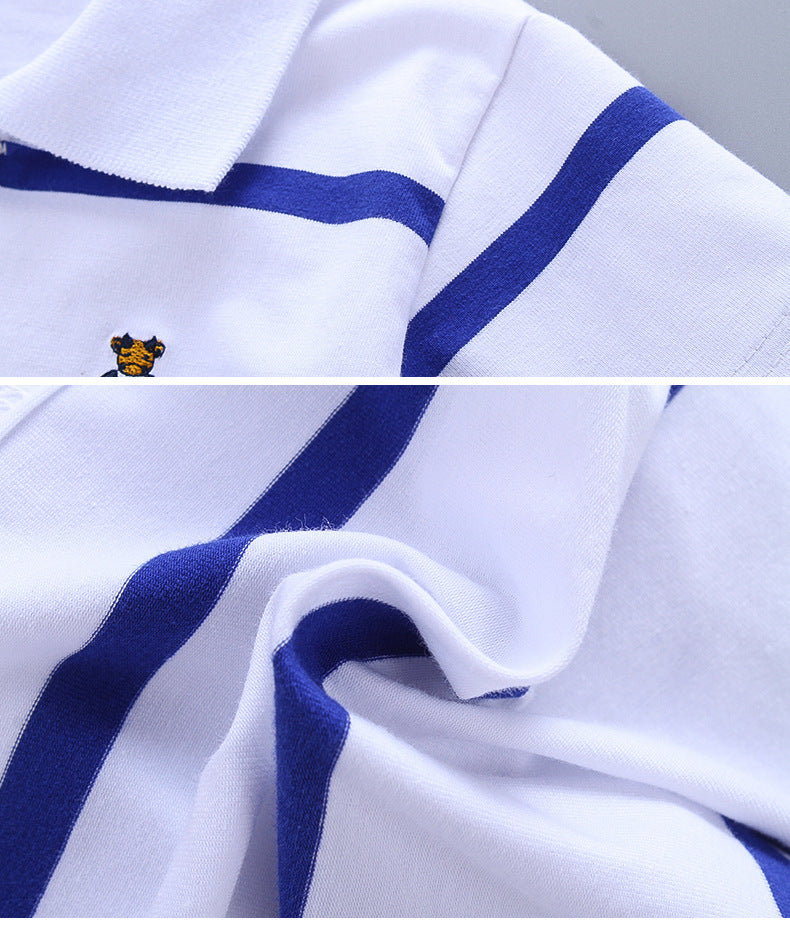 College Style Boys Polo Short Seeve T-shirt - KuzuSHOP