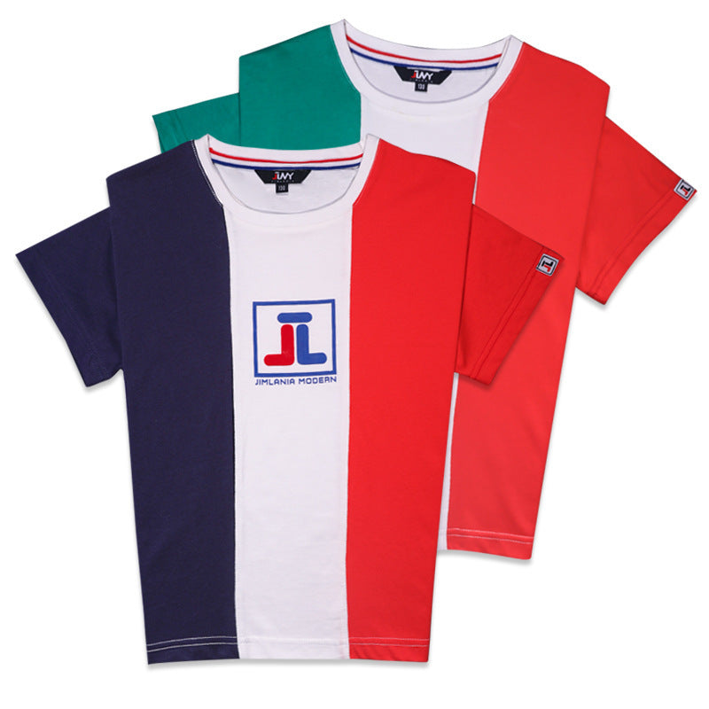 Cotton boy's short sleeve T-shirt - KuzuSHOP