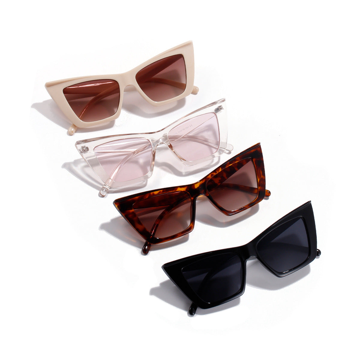 Triangle cat's eye glasses - KuzuSHOP