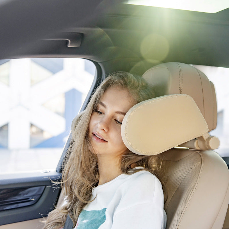 Car Seat Headrest Pillow Travel Rest Neck Pillow Support Solution For Kids Pillow And Adults Auto Seat Head Cushion Car Pillow - KuzuSHOP