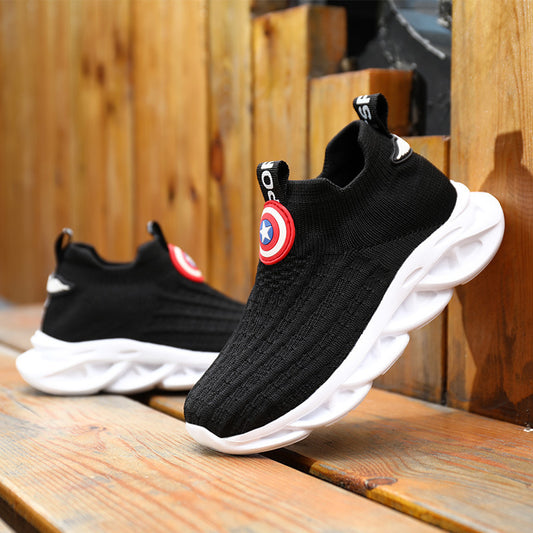 Children's Shoes Men's Knitted Shoes Small White Shoes - KuzuSHOP