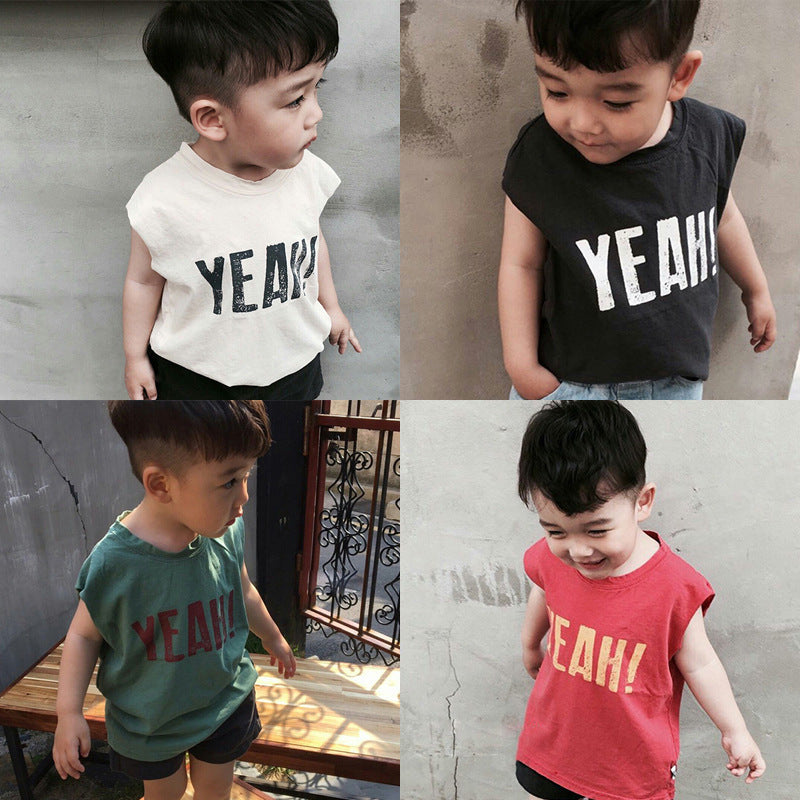 Children's sleeveless t-shirt - KuzuSHOP
