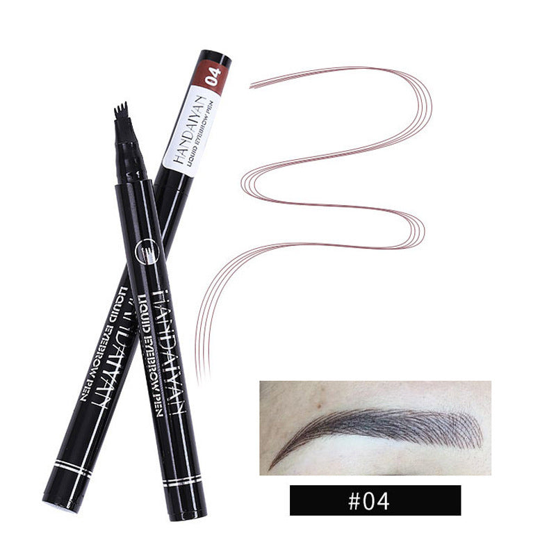 Four-head Eyebrow Pencil Liquid Eyebrow Pencil Tattoo Eyebrow Pencil Eyebrow Pencil 4-head Eyebrow Pencil Four-jaw Eyebrow Pencil - KuzuSHOP