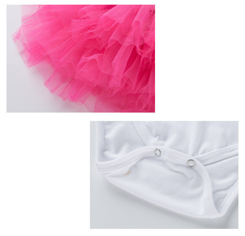 Fashion Girls' Short-sleeved Letter Printed Blouse Mesh Skirt - KuzuSHOP