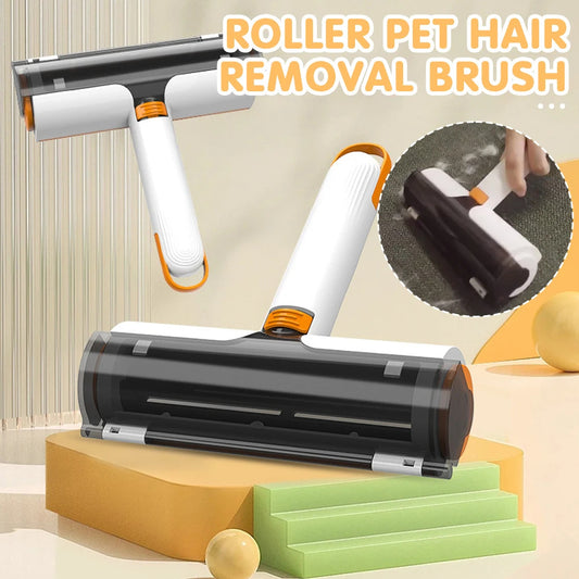 2 In 1 Pet Hair Removal Roller Multifunctional Portable Washable Hair Removal Brush Pet Supplies - KuzuSHOP