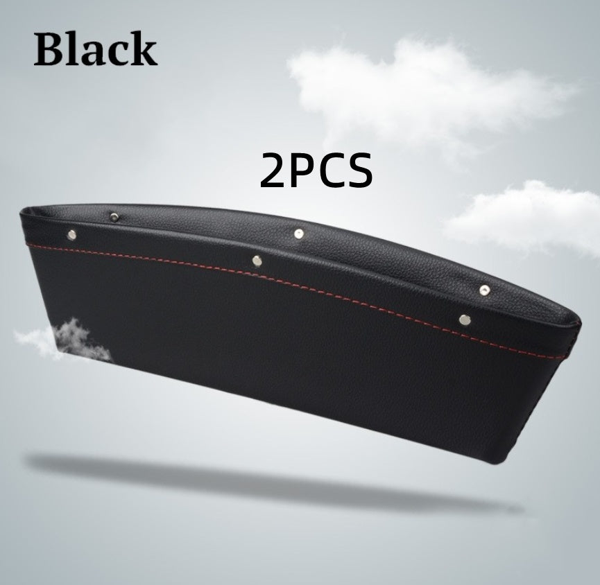 Car Organizer Box Caddy Catcher PU Leather Seat Gap Storage Bag - KuzuSHOP