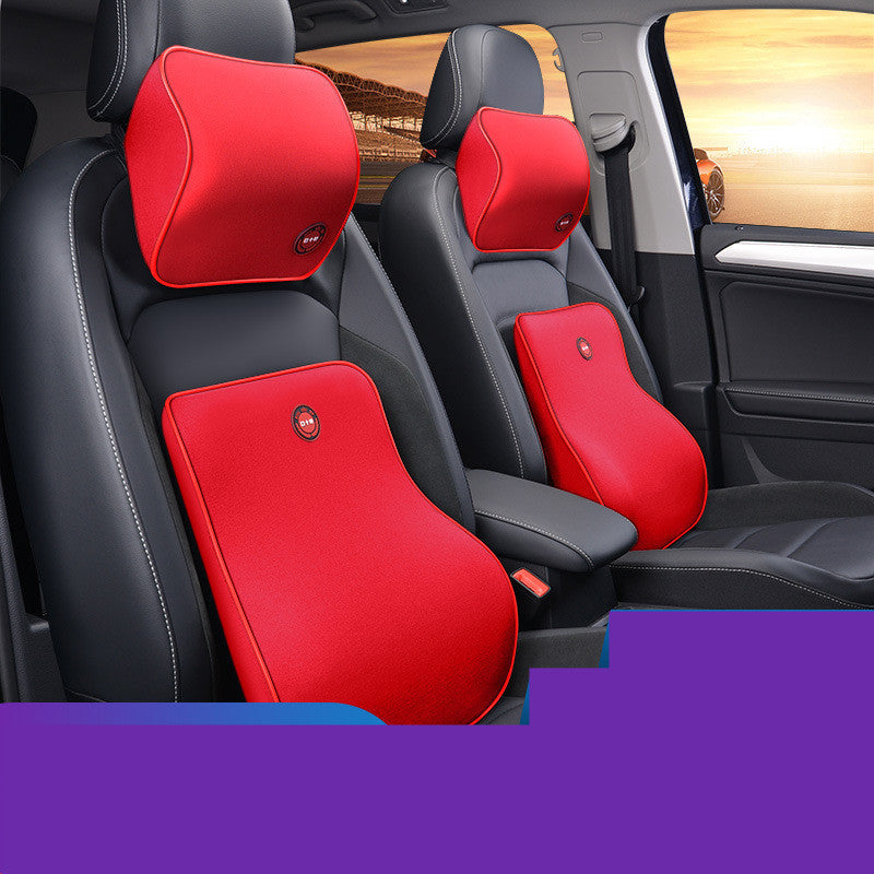 Car Headrest Neck Protector Backrest Car Seat Pillow Lumbar Pillow Memory Foam - KuzuSHOP