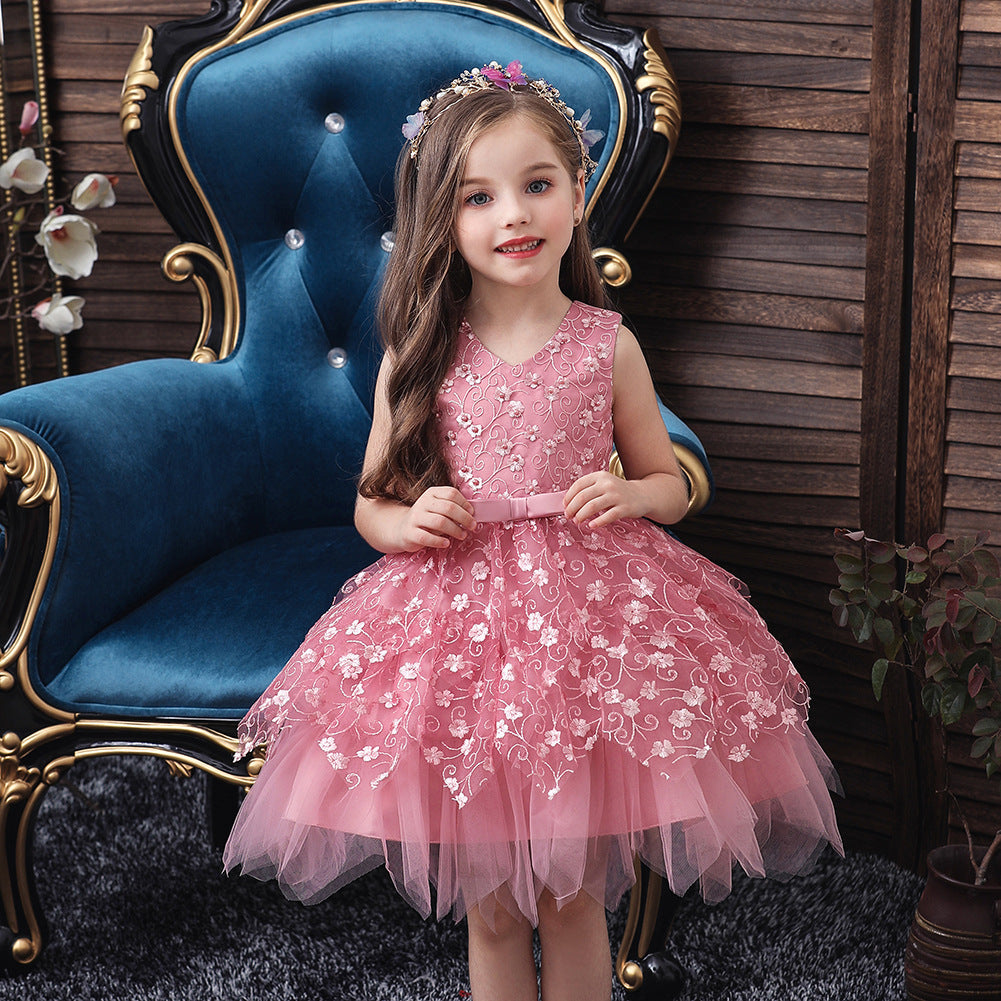 Clothing Baby Girls Middle And Small Children Kindergarten Dresses - KuzuSHOP