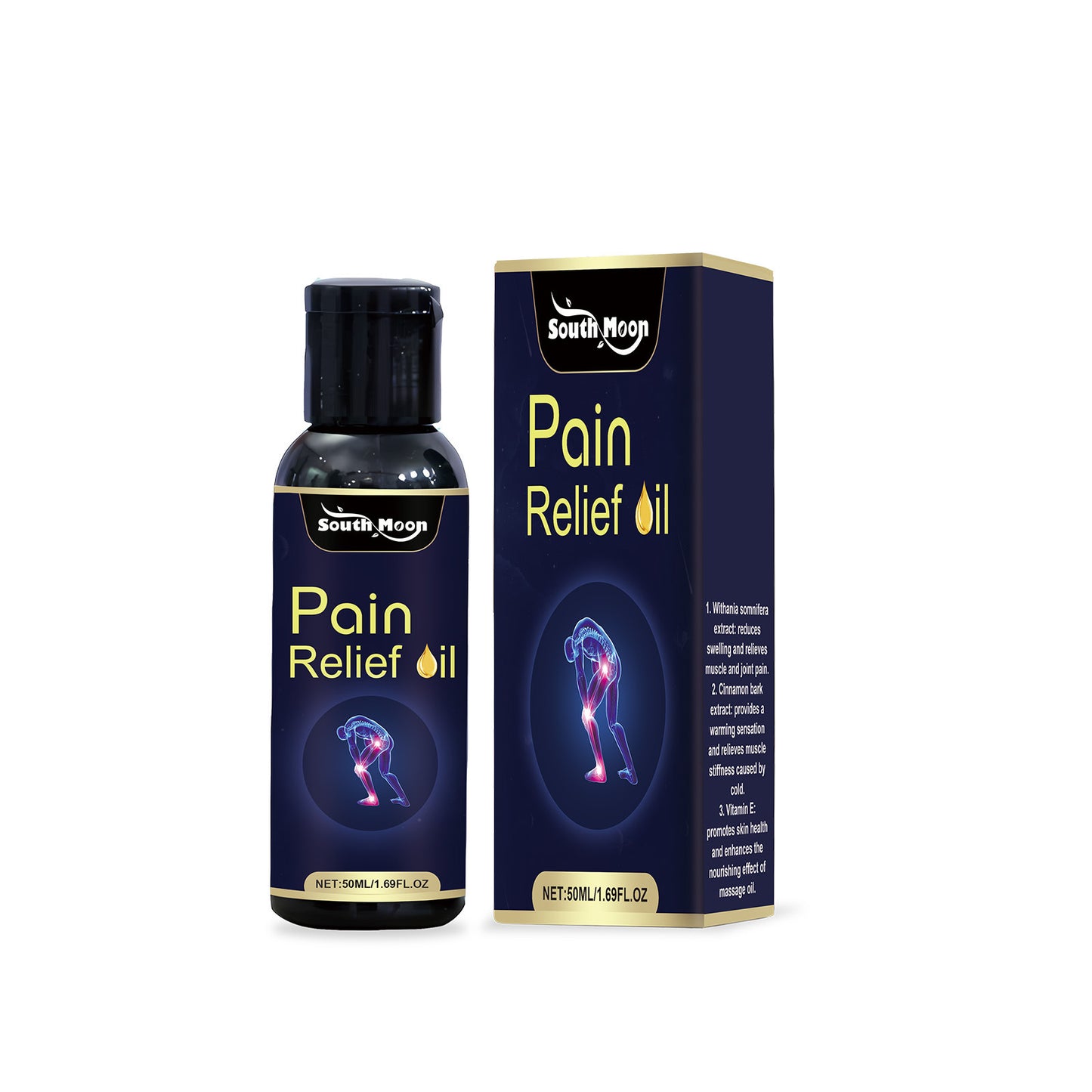 Body Massage Oil Back Neck Shoulder Relief Moisturizing - KuzuSHOP