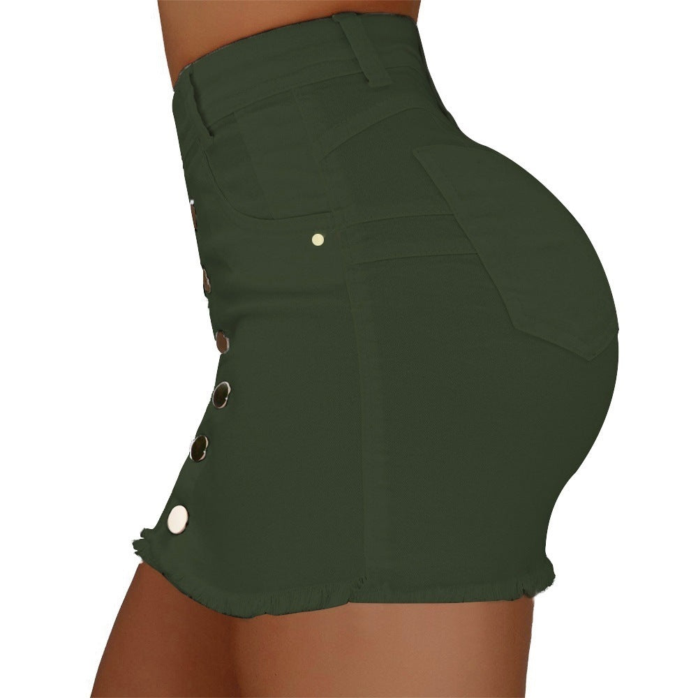 Pocket denim skirt - KuzuSHOP