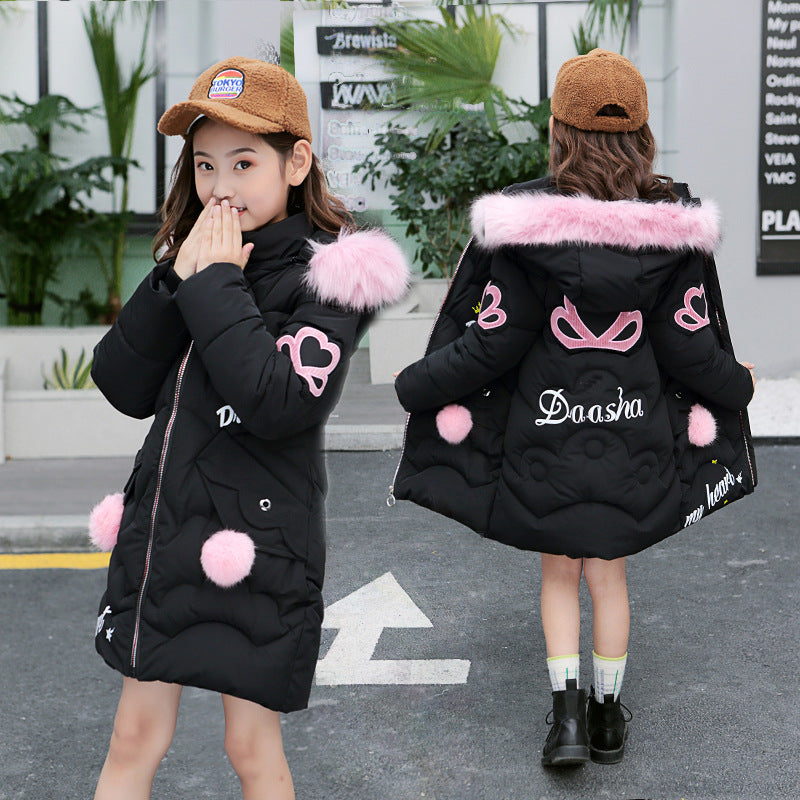 Girls' cotton-padded jackets - KuzuSHOP