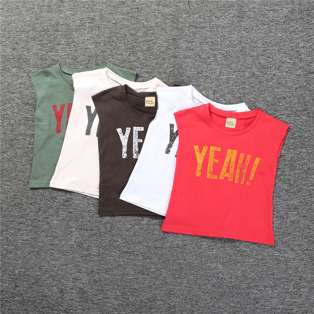 Children's sleeveless t-shirt - KuzuSHOP