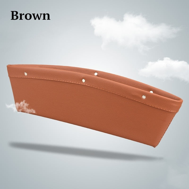 Car Organizer Box Caddy Catcher PU Leather Seat Gap Storage Bag - KuzuSHOP