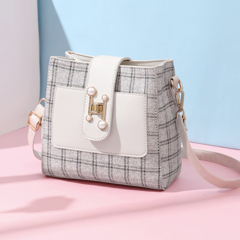 One-shoulder Crossbody Fashion Leisure Bucket Bag - KuzuSHOP