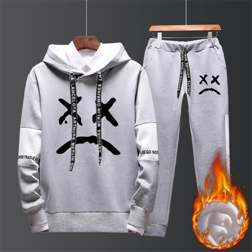 Couple plus fleece sweater suit - KuzuSHOP