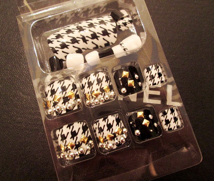 Pro Artificial Acrylic Toe Nails 24pcs Patch - KuzuSHOP