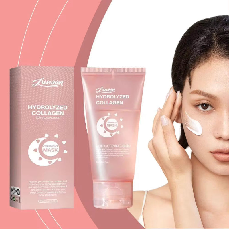 Face Night Mask Collagen Wrapping Mask Natural Ingredients Firming Elasticity & Hydration Anti-wrinkle For Skin Care - KuzuSHOP