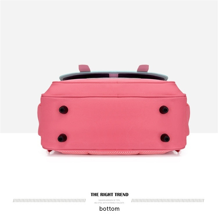 Elementary School Student Schoolbag British Style Boys And Girls Burden Reduction Children Backpack - KuzuSHOP