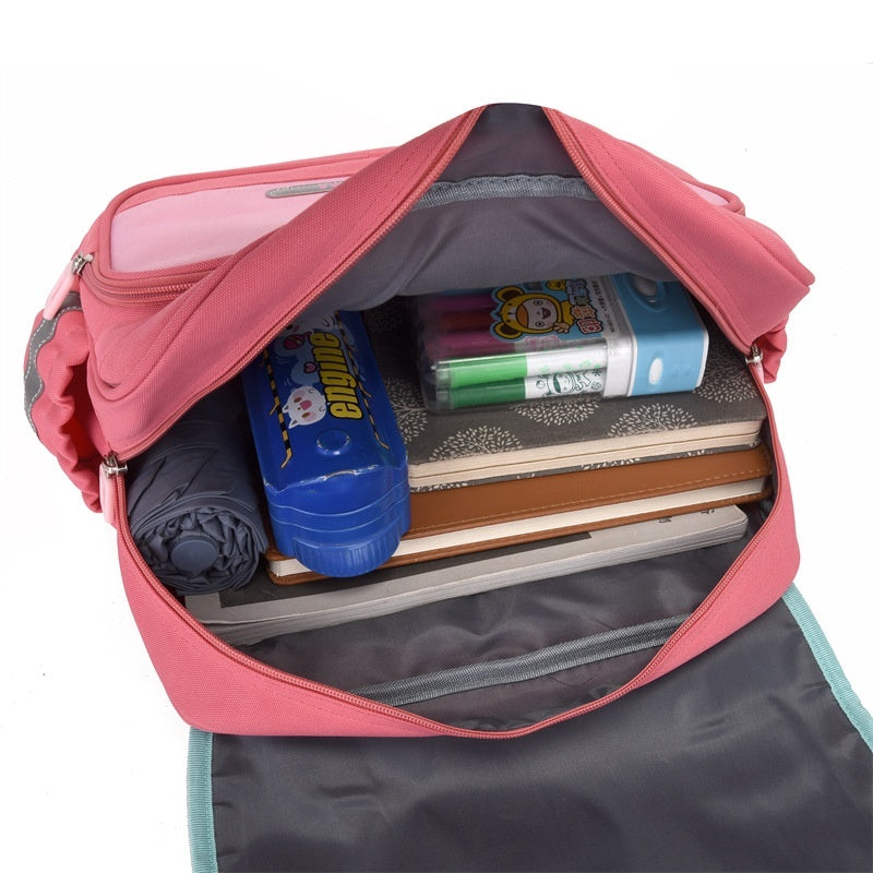 Elementary School Student Schoolbag British Style Boys And Girls Burden Reduction Children Backpack - KuzuSHOP