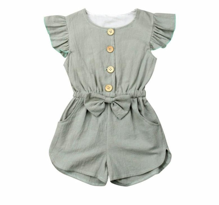 Toddler Girl Clothes Kids Baby Girls Summer Ruffles Sleeve - KuzuSHOP